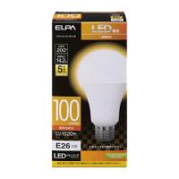 エルパ LED電球 電球形 A形 広配光 口金E26 100W形 電球色 5年 LDA14L-G-G5106 | Sapphire Yahoo!店