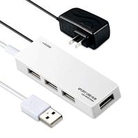 エレコム USB2.0 ハブ 4ポート ACアダプタ付 セルフ/バス両対応 Nintendo Switch動作確認済 MacBook / Sur | Sapphire Yahoo!店