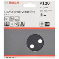 BOSCH(ボッシュ) サンディングペーパー125ｍｍφ #120 (5枚入) 2608605117 | Sapphire Yahoo!店