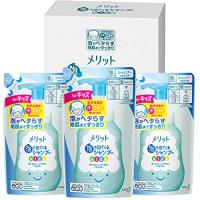 3点セットメリット キッズ 泡で出てくるシャンプー つめかえ用 240ml×3個 | Sapphire Yahoo!店