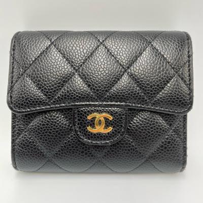 CHANEL 財布 三つ折り マトラッセキャビアスキンの商品一覧 通販 CHANEL 財布 三つ折り マトラッセキャビアスキンの商品一覧 通販