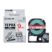 テプラPROテープ 9mm 強粘着 SS9RW 白/赤文字 | 文具・事務用品のエス・ビ・ディ