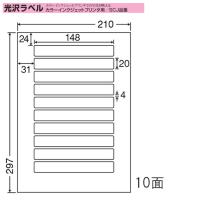 東洋印刷 nana インクジェット用光沢ラベル 10面 SCJ-25 ＜1ケース＞ | 文具・事務用品のエス・ビ・ディ