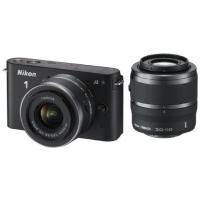 Nikon ミラーレス一眼カメラ Nikon 1 (ニコンワン) J2 ダブルズームキット ブラック N1J2WZBK | スカーレット2021
