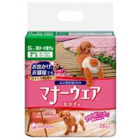 【J】 ユニ・チャーム マナーウェア 女の子用 SSサイズ(38枚入) | SCB