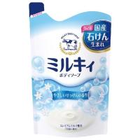 【※ nk】 牛乳石鹸　ミルキィボディソープ やさしいせっけんの香り 詰替用(400mL) | SCB