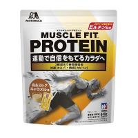 【A】 森永 ウイダー マッスルフィットプロテイン 森永ミルクキャラメル味 840g | SCB