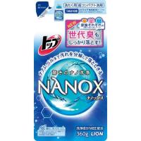 【※　Me】 ライオン トップ NANOX(ナノックス) つめかえ用 (360g) 洗たく用 超コンパクト洗剤 | SCB