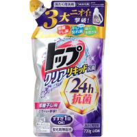 【T】 ライオン トップ クリアリキッド 抗菌 洗たく用洗剤 つめかえ用 (720g) | SCB