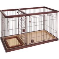 ペティオ トイレのしつけが出来る ドッグルームサークル ブラウン レギュラー (1台) 犬用 サークル | SCB