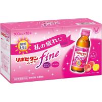 【指定医薬部外品】 大正製薬 リポビタン ファイン (100mL×10本) 糖類ゼロ 私の疲れに | SCB
