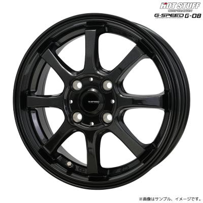 ②G.SPEED 14インチアルミホイールタイヤセット２本セット（４本中） ホットスタッフ ジースピード 14（アルミホイール）｜タイヤ、ホイール