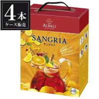 赤ワイン ヴィニャ アルバリ サングリア バッグインボックス 3L 3000ml x 4本 ケース販売 wine | リカータイム ヤフー店