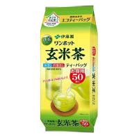 伊藤園 ワンポット エコ ティーバッグ玄米茶 3.3g x 50袋 x 10パック ケース販売 伊藤園 日本 飲料 62193 | リカータイム ヤフー店