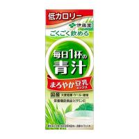 伊藤園 毎日1杯の青汁 豆乳ミックス 紙パック 200ml x 24本 ケース販売 伊藤園 日本 飲料 野菜ジュース 60646 | リカータイム ヤフー店