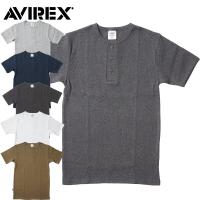 1点ならメール便送料無料 AVIREX アビレックス #7835934007:6183641:[7834934019](6143504) デイリーシリーズ ヘンリーネックTシャツ サーマル メンズ | ミリタリー百貨シービーズ
