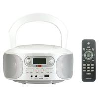 WINTECH AM/FMチューナー搭載 リモコン付きSD/USB/CDラジオ KC-153USB パールホワイト FMワイドバンド MP３再生 | セバスストア