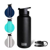 水筒 1000ml ステンレス 真空断熱 持ち手付き 2点フタ付き 直飲み 大容量 保温保冷 スポーツボトル スポーツウォーターボトル アウトドア bottlebott | セバスストア