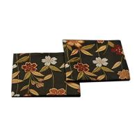 和風 金襴織着物コースター 2枚セット (桜 さくら） | セバスストア