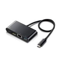 エレコム(ELECOM) Type-C ドッキングステーション Cハブ PD対応 [充電用Type-C×1/USB(3.0)×1/HDMI×1/LAN | セカンドライフ