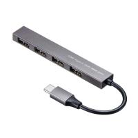 サンワサプライ USB Type-C USB2.0 4ポート スリムハブ USB-2TCH23SN シルバー | セカンドライフ