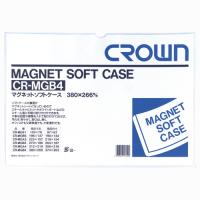 マグネットソフトケース 4953349153400 ファイル・ケース ケース・バッグ マグネットケース クラウン CR-MGB4-W | seek.