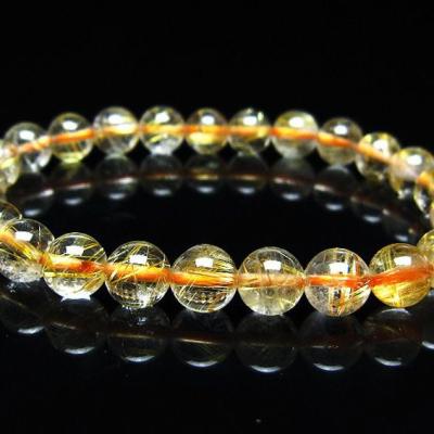 ひでぽん 最高ランク ゴールドタイチンルチル｜8-8.3mm｜内径16cm ひでぽん 最高ランク ゴールドタイチンルチル｜8-8.3mm｜内径16cm 楽天