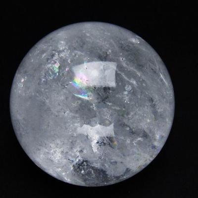 ✳️専用、‼️✨クラックと透明度と虹の共演✨虹入り ヒマラヤ水晶 丸玉 天然石 原石 マニカラン 水晶 空間浄化 エネルギー 高品質 水晶 クォーツ