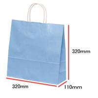 手提袋（手提げ紙袋） ＨＸ　クリスタル　ブルー　巾320×マチ110×高さ320mm（200枚セット） | SEIBU ONLINE STORE Yahoo!店