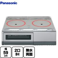 据置きタイプ IHクッキングヒーター 幅59cm パナソニック KZ-E60KM 2口IH 右シングルオールメタル対応 ウォームシルバー 爆買 | リフォームの生活堂