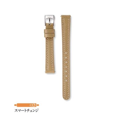 SEIKO レザーベルト ベージュ系　美品　ストラップ　バックル SEIKO 腕時計用ベルト、バンド（色：ベージュ系）｜腕時計用品