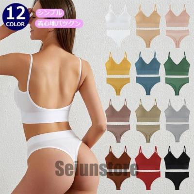 ブラ＆ショーツセット（サイズ（S/M/L）：3L（XXL））｜下着、靴下