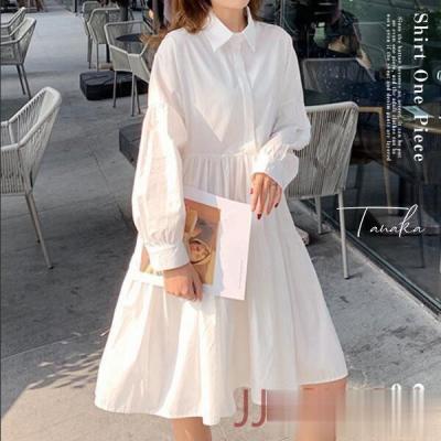 白 ワンピース フリル（ブランド登録なし）の商品一覧 通販 - Yahoo 