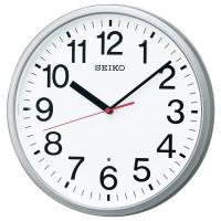 セイコー SEIKO 電波掛時計 KX230S シルバー 壁掛け オフィスタイプ アナログ | セキチューヤフー店