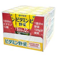 伊藤園 ビタミン野菜 紙パック 200ml×12本 野菜ジュース | セキチューヤフー店