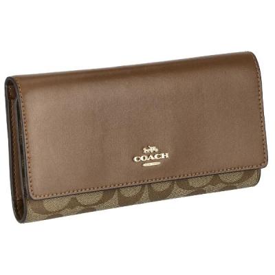 ✨新品未使用✨COACH 長財布　シグネチャー　ユニセックス　カーキ　ブラウン LWCC88913IME74.jpg