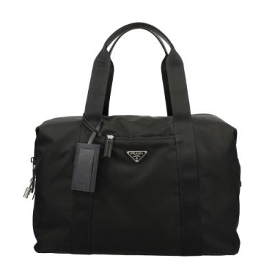 旅行かばん・小分けバッグ PRADA TRAVELER'S notebook Prada Traveler's Notebook Regular Size Leather Cover Black W