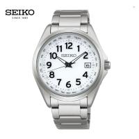 SEIKO SELECTION SBTM327 セイコー セレクション メンズ 腕時計 ソーラー電波 アナログ シルバー ホワイト文字盤 シンプル ギフト プレゼント | ジュエリーSEKINE