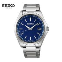 SEIKO SELECTION SBTM289 セイコー セレクション メンズ 腕時計 男性用 電波ソーラー チタン製 アナログ シルバー ブルー文字盤  ギフト プレゼント | ジュエリーSEKINE