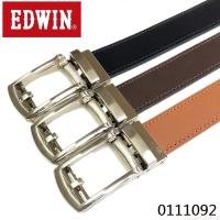 EDWIN エドウィン 32mm レザーベルト 穴なし 無段階調整 本革 カジュアル ビジネス ベルト メンズ レディース 30代 40代 50代 シニア 111092 | TE@M SELECT