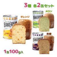 非常食 パンの缶詰 保存食 新食缶ベーカリー 缶入りソフトパン 3種6缶