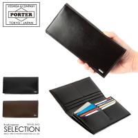 ポーター シーン ロングウォレット 110-02918 PORTER SHEEN 吉田カバン 財布 長財布 薄型 薄い財布 薄い 本革 レザー ブランド メンズ 日本製 | カバンのセレクション