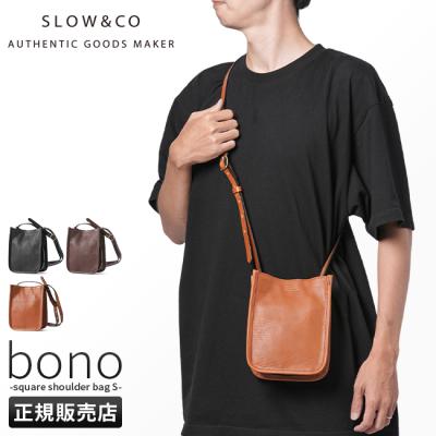 美品⭐️SLOW 巾着 ショルダーバッグ サコッシュ オールレザー 黒 ブラック SLOW 巾着 ショルダーバッグ サコッシュ オールレザー 黒