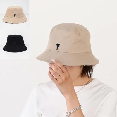 【新品未使用】アミパリス⭐︎バケットハット AMI ファー バケットハット AMI Stud Bucket Hat｜MIRISE