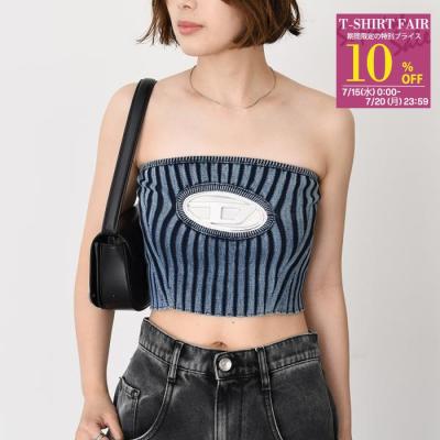 DIESEL レディースチューブトップ、ベアトップ｜トップス