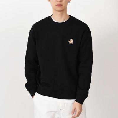 【ネット完売 】MAISON KITSUNEメゾンキツネ/スウェットSサイズ メゾンキツネ スウェット フォックスヘッド パッチ グレー