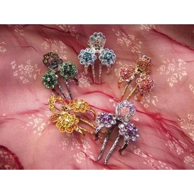 SWAROVSKI スワロフスキー バンスクリップ 楽天市場】【残り1p】バンスクリップ クリスタル スワロフスキー