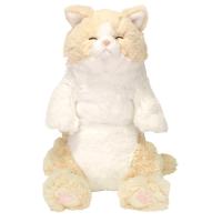 サンレモン(Sun Lemon) ひざ ねこ クリーム すやすや 20×13.3×40cm ぬいぐるみ アニマル P-6472 | セレクトショップSakura