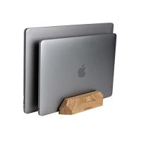 Oakywood デュアルノートパソコン垂直スタンド 天然木 調節ドック 厚さ2cmまでのデバイスに対応 MacBook Pro Air 並行輸入 | SELECTSHOPWakagiya