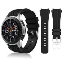 HSWAI Gear S3 Classic/Gear S3 Frontier/Galaxy Watch 46mm用交換バンド 22mm ソフトシリコ | SELECTSHOPWakagiya